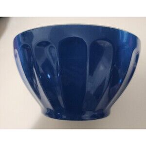MSRP $30 Signature Housewares Blue Stoneware Ceramic Bowl Heavy